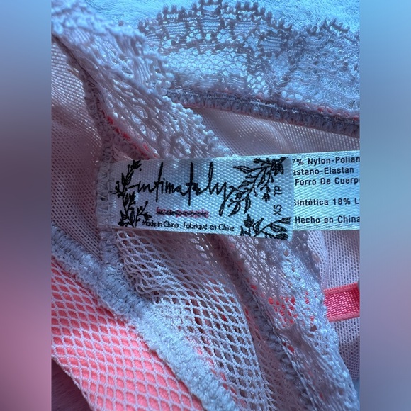 Free People Intimately Triangle Mesh Lace Trim Bralett size XS - Picture 7 of 7